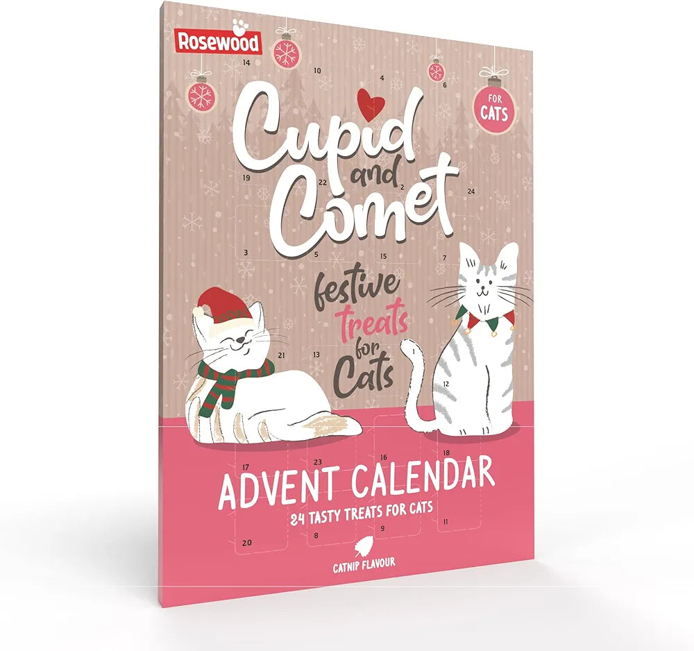 Cupid & Comet Advent Calendar For Cats