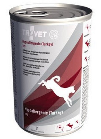 TROVET TPD HYPOALLERGENIC TURKEY WET DOG FOOD 400G