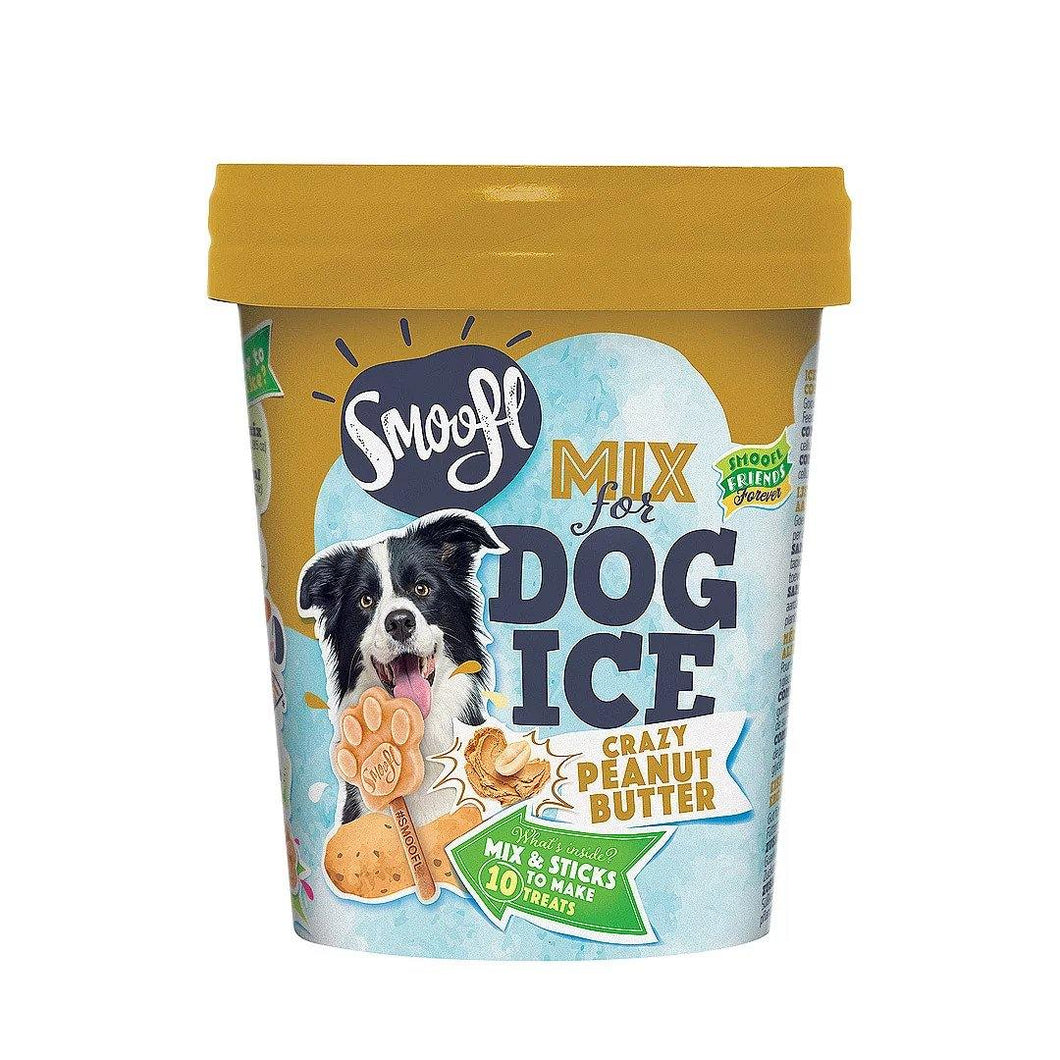 SMOOFL PEANUT BUTTER MIX FOR DOG ICE