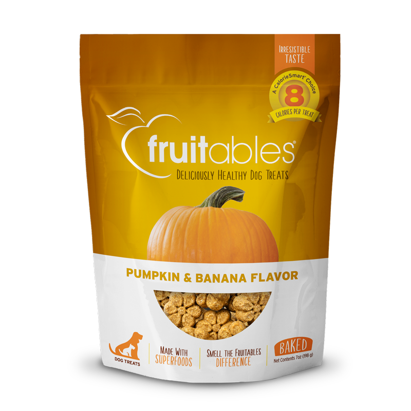 Fruitables Healthy Dog Treats: Pumpkin & Banana