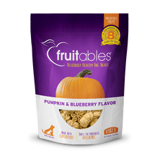 Load image into Gallery viewer, Fruitables Baked Pumpkin &amp; Blueberry Dog Treats
