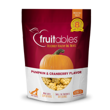 Load image into Gallery viewer, Fruitables Healthy Dog Treats: Pumpkin &amp; Cranberry
