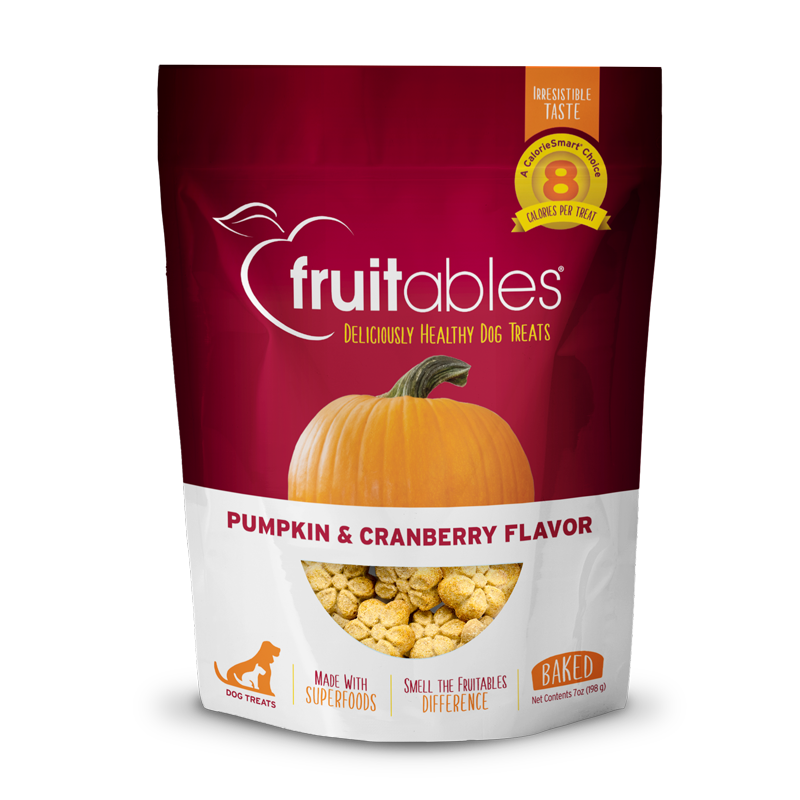 Fruitables Healthy Dog Treats: Pumpkin & Cranberry