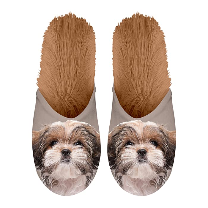 Plenty Gifts Bed Slippers Shih tzu