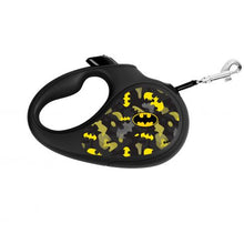 Load image into Gallery viewer, COLLAR  retractable WAUDOG leashes have the iconic images of popular superheroes -BATMAN
