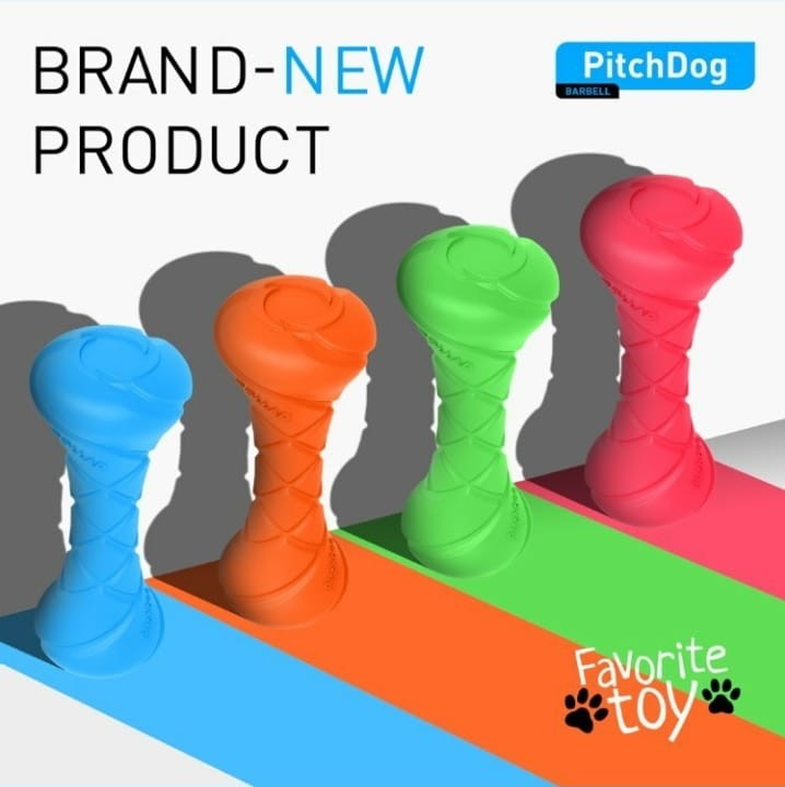 PitchDog Barbell a dumbbell for dogs
