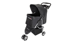 Load image into Gallery viewer, Camon Pet Stroller 3-Wheeler Black for Cats and Small Animals
