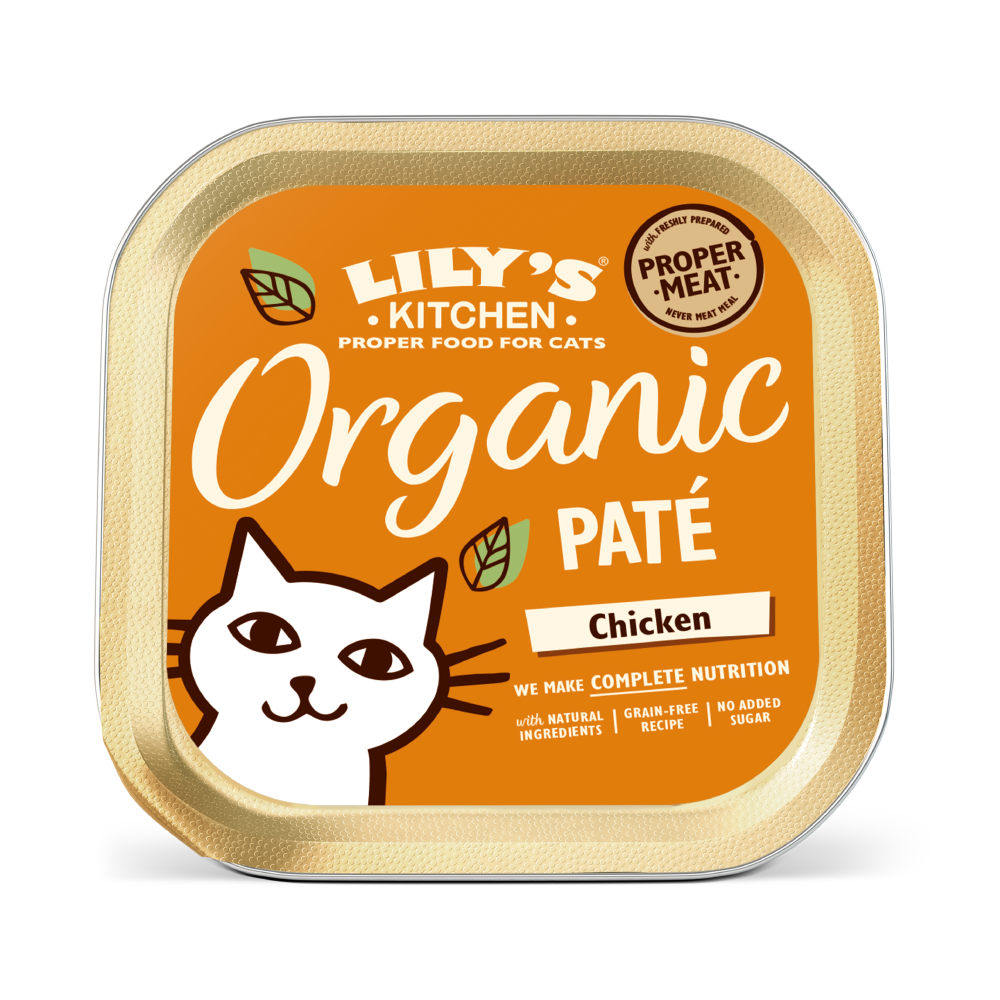 Lily’s Kitchen Organic Chicken Pate for Cats (85g)