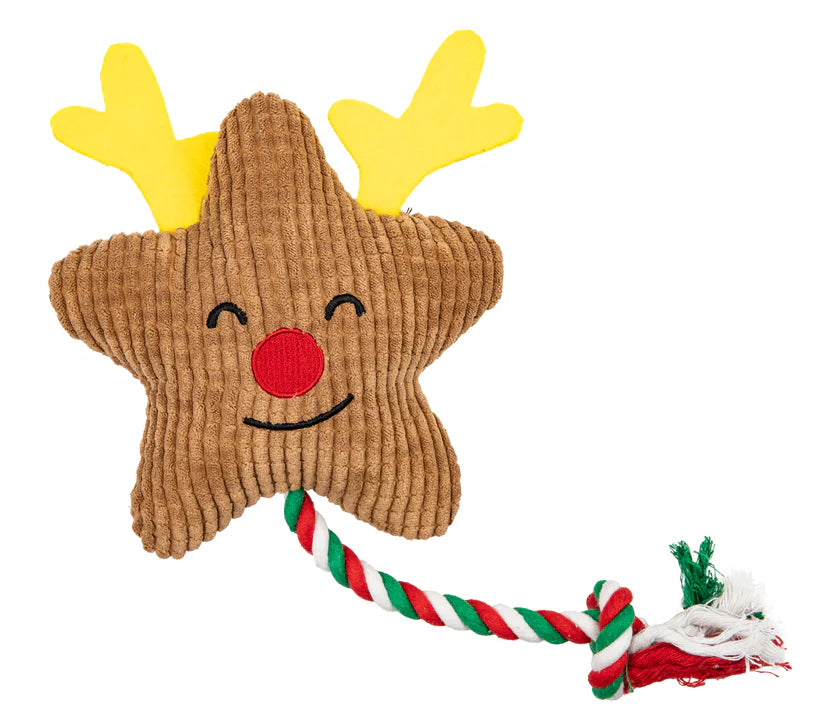 Dog Life Christmas Ringo Rudolph Star Dog Toy