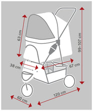 Load image into Gallery viewer, Trixie Stroller/ Buggy for Dogs up to 20kg
