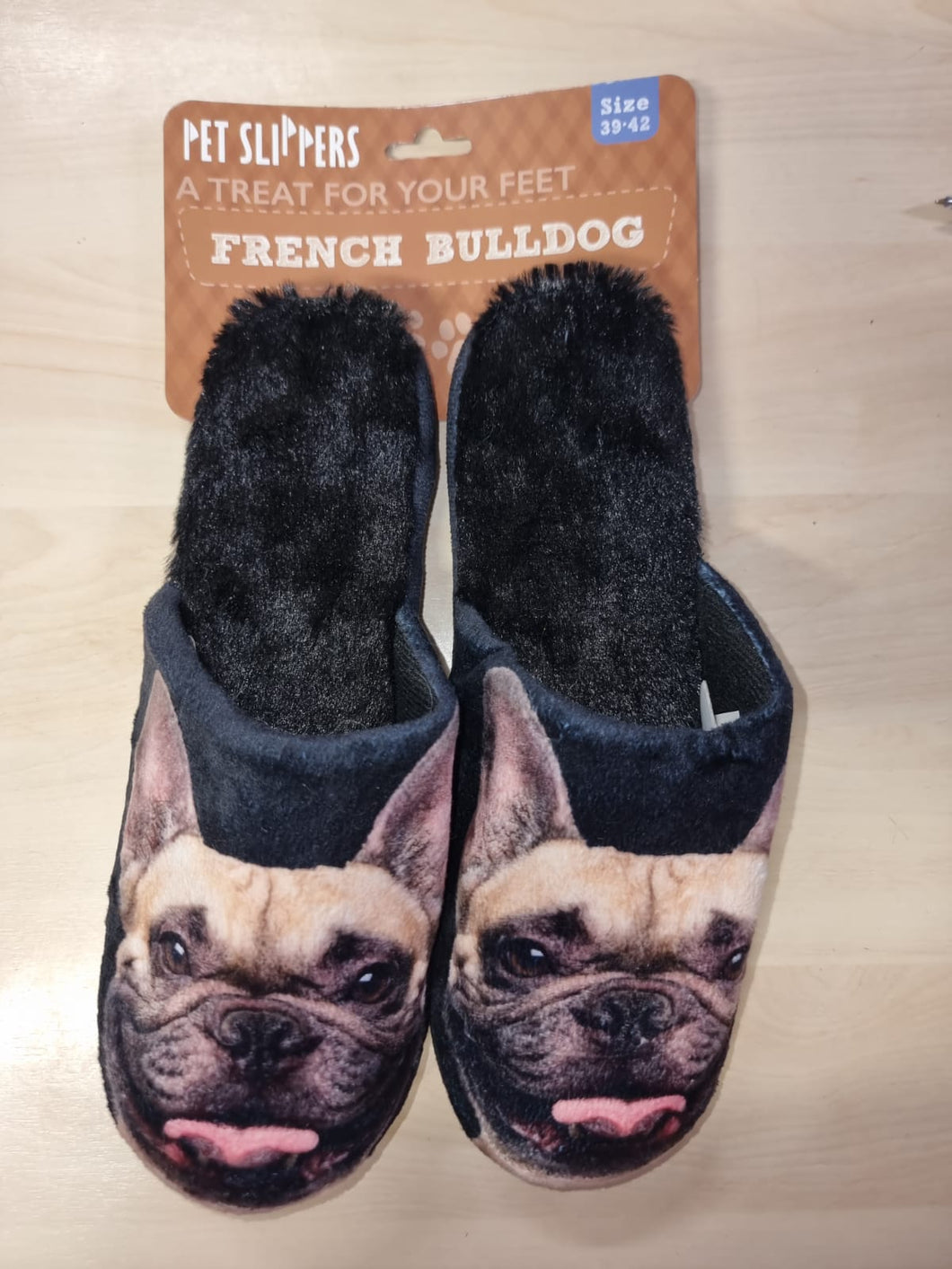 Plenty Gifts Bed Slippers French Bulldog
