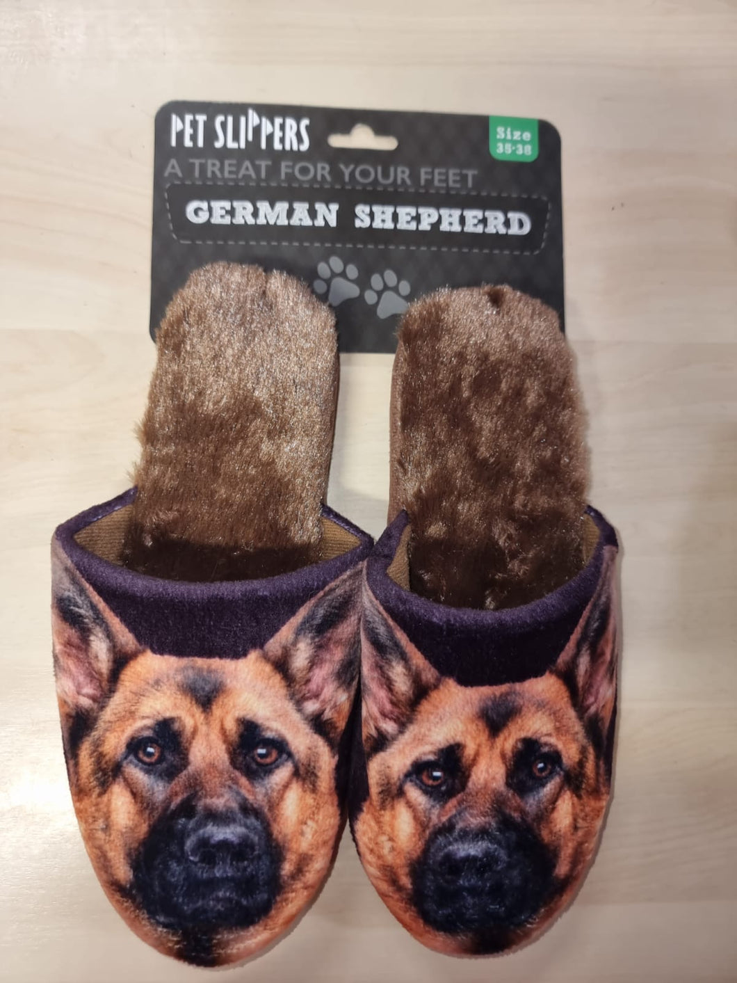 Plenty Gifts Bed Slippers German Shpeherd