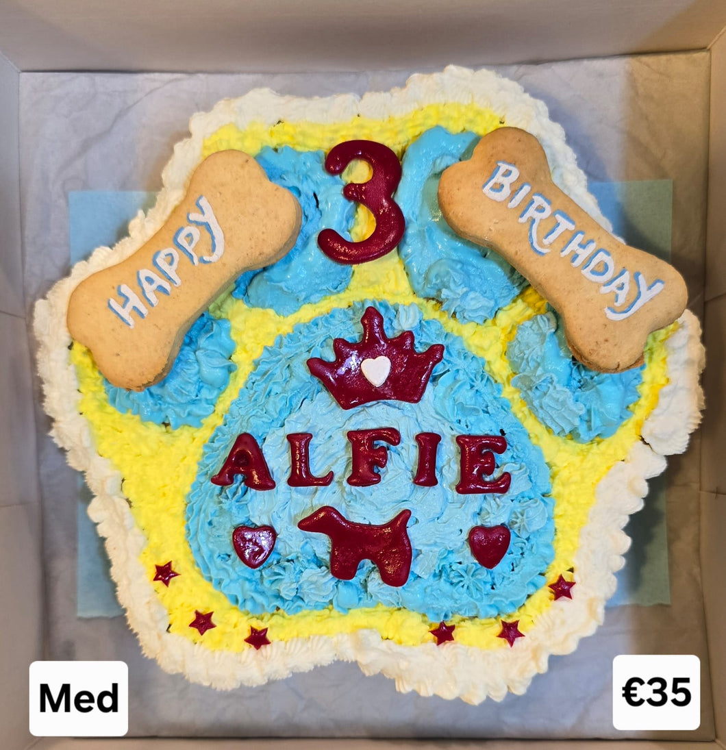 Wendy's Paw Shape Cakes for Dogs & Cats - Personalised