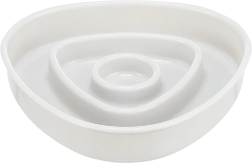 TRIXIE  Slow Feeding bowl plastic/TPR, 0.35 l/15 X 15 cm, grey