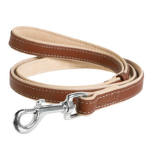 Load image into Gallery viewer, WAUDOG Heavenly Soft Leather Dog Leash
