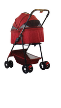 Load image into Gallery viewer, Betty&#39;s Pawdrobe Pet Stroller 4-Wheeler
