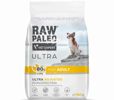 Raw Paleo Vet Expert Ultra Mini Adult Turkey