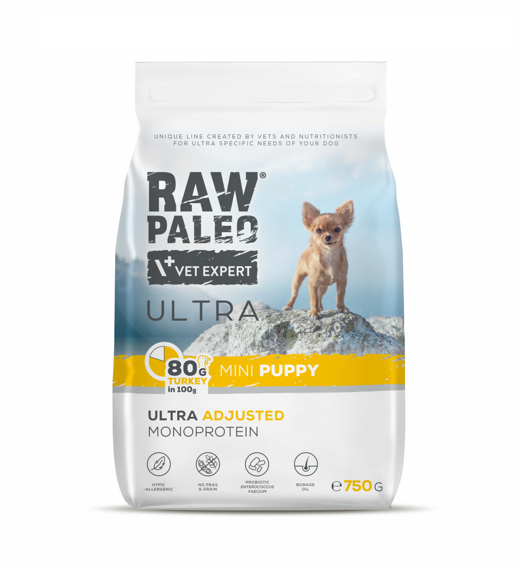 Raw Paleo Vet Expert Ultra Mini Puppy Turkey