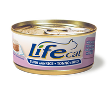 Load image into Gallery viewer, LIFE CAT Tuna and rice with salmon 170G
