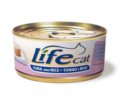 LIFE CAT Tuna and rice with salmon 170G