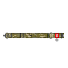 Load image into Gallery viewer, WAUDOG NYLON DOG COLLAR WITH QR PET TAG, &quot;MILITARY&quot; DESIGN, METAL FASTEX
