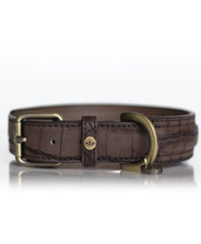 Load image into Gallery viewer, SALE MILK AND PEPPER COLLAR AND LEAD HOGAN CAMEL/BLACK/BROWN
