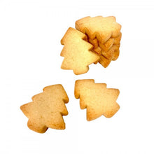 Load image into Gallery viewer, Dolci Impronte - Shortcrust Christmas Tree Biscuits - Handmade - Red Tin OR Gold Tin - 140g
