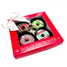 Load image into Gallery viewer, Dolci Impronte - Xmas Mini Donuts in Box - 55g - Limited Edition
