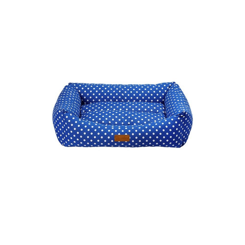 Dubex Macaron Spotted Parliament Blue Dog Bed Small