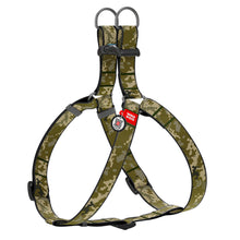 Load image into Gallery viewer, WAUDOG NYLON DOG HARNESS WITH QR PET TAG, &quot;MILITARY&quot; DESIGN, PLASTIC FASTEX
