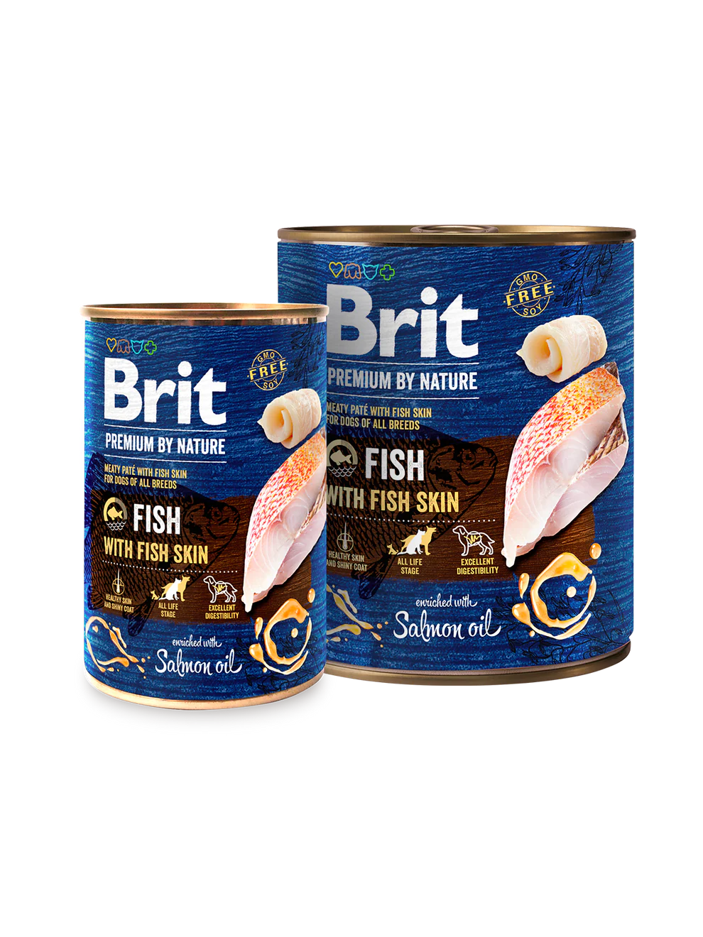 Brit Premium Fish with Fish Skin 6 pack of 800g