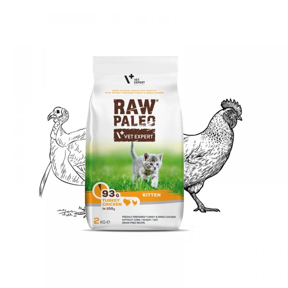 RAW PALEO VET EXPERT KITTEN TURKEY AND CHICKEN