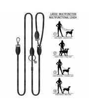 Load image into Gallery viewer, MILK AND PEPPER NELSON Camel/black - Multifunctional leash
