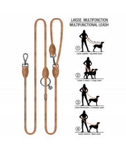 Load image into Gallery viewer, MILK AND PEPPER NELSON Camel/black - Multifunctional leash
