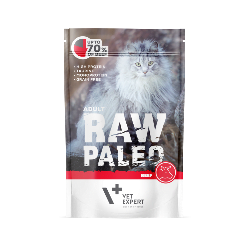 Raw Paleo Cat Adult Beef 100 g.