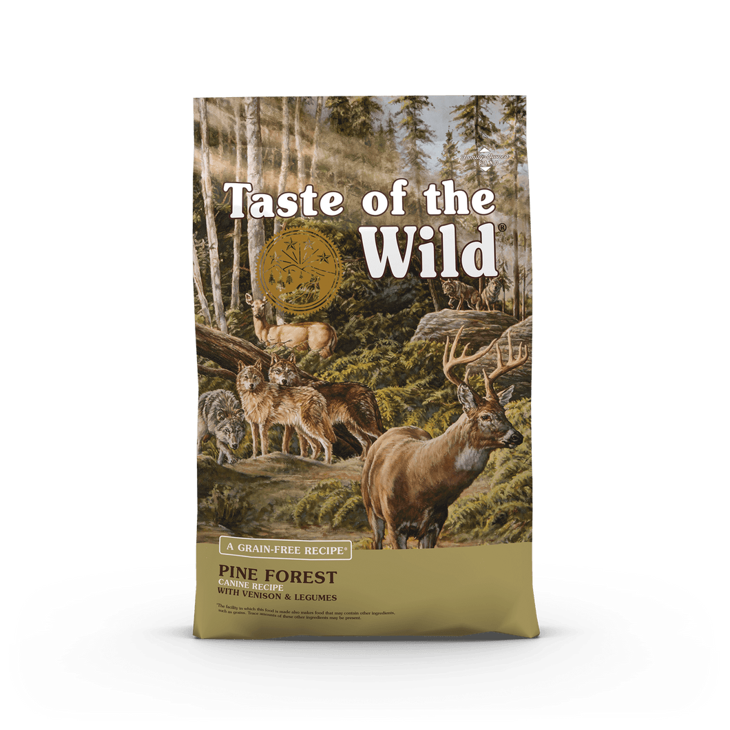 TASTE OF THE WILD Pine Forest Canine Recipe with Venison & Legumes