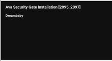 Load and play video in Gallery viewer, Dreambaby Ava extrawide gate

