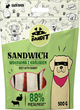 Load image into Gallery viewer, Mr. Bandit SANDWICH beef and rabbit 500g
