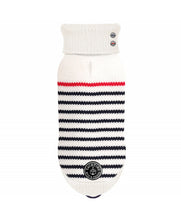 Load image into Gallery viewer, Milk and Pepper - Mael Navy/off white striped Sweater
