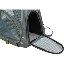 Load image into Gallery viewer, Trixie Lyla backpack, 34 x 22 x 42 cm, grey/khaki
