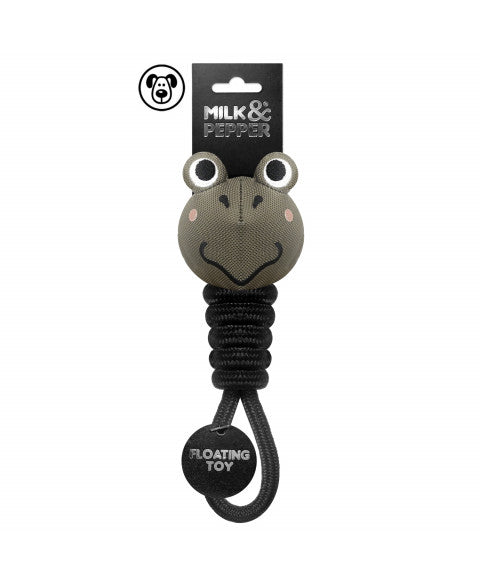 MILK AND PEPPER Frog Floating Dog Toy