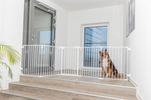 Load image into Gallery viewer, Trixie metal barrier. 5 elements with door.

