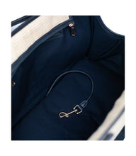 Load image into Gallery viewer, Milk and Pepper Catalina Carrier Straw Navy
