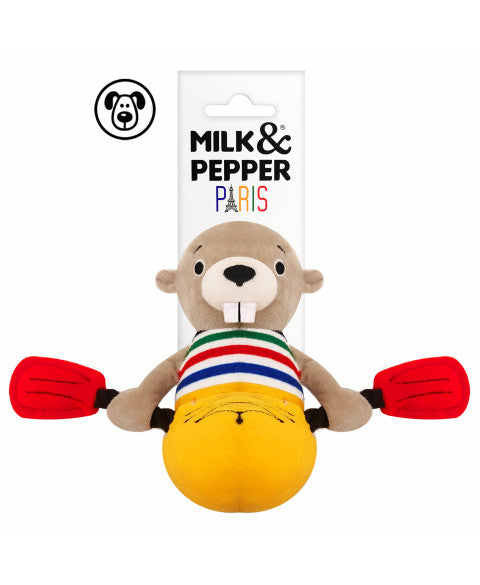 MILK AND PEPPER Tony with Kayak Dog Toy