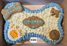 Load image into Gallery viewer, Wendy&#39;s Frosted Bone Shape Cake for Dogs - Personalised
