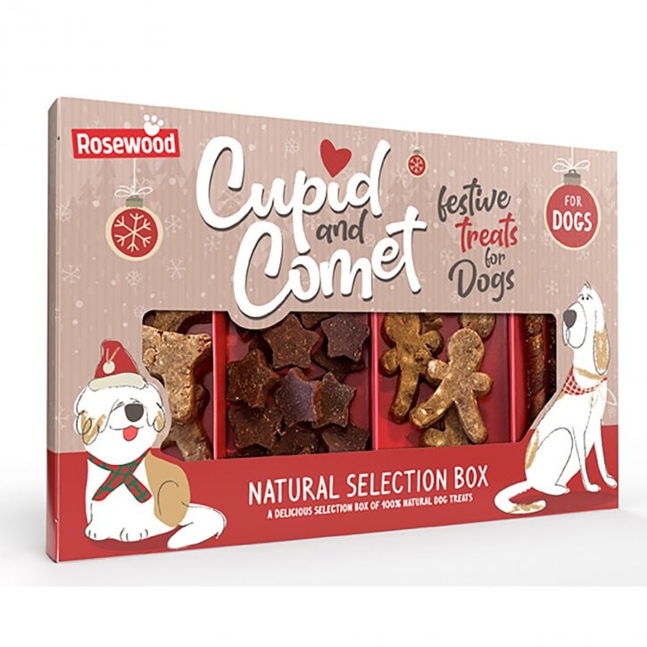 Rosewood Cupid & Comet Natural Selection Box For Dogs