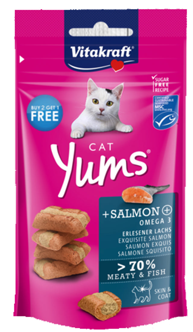 Vitakraft Cat Yums Salmon & Omega 3