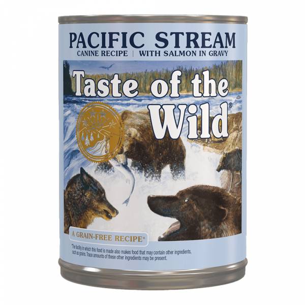 Taste of the Wild Pacific Stream Canine Recipe with Salmon in Gravy 390g