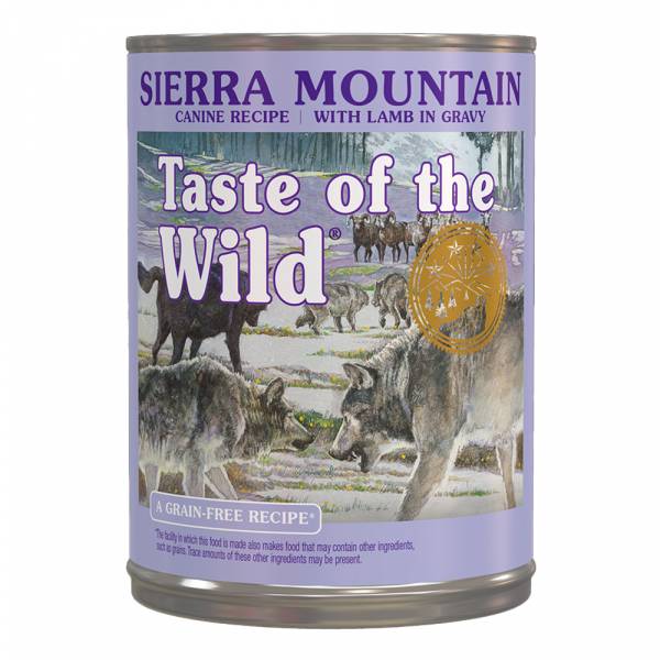 Taste of the Wild Sierra Mountain Canine Recipe with Lamb in Gravy 390g