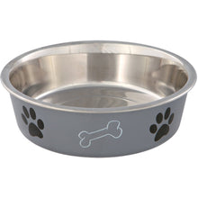 Load image into Gallery viewer, TRIXIE Stainless steel bowl with plastic coating
